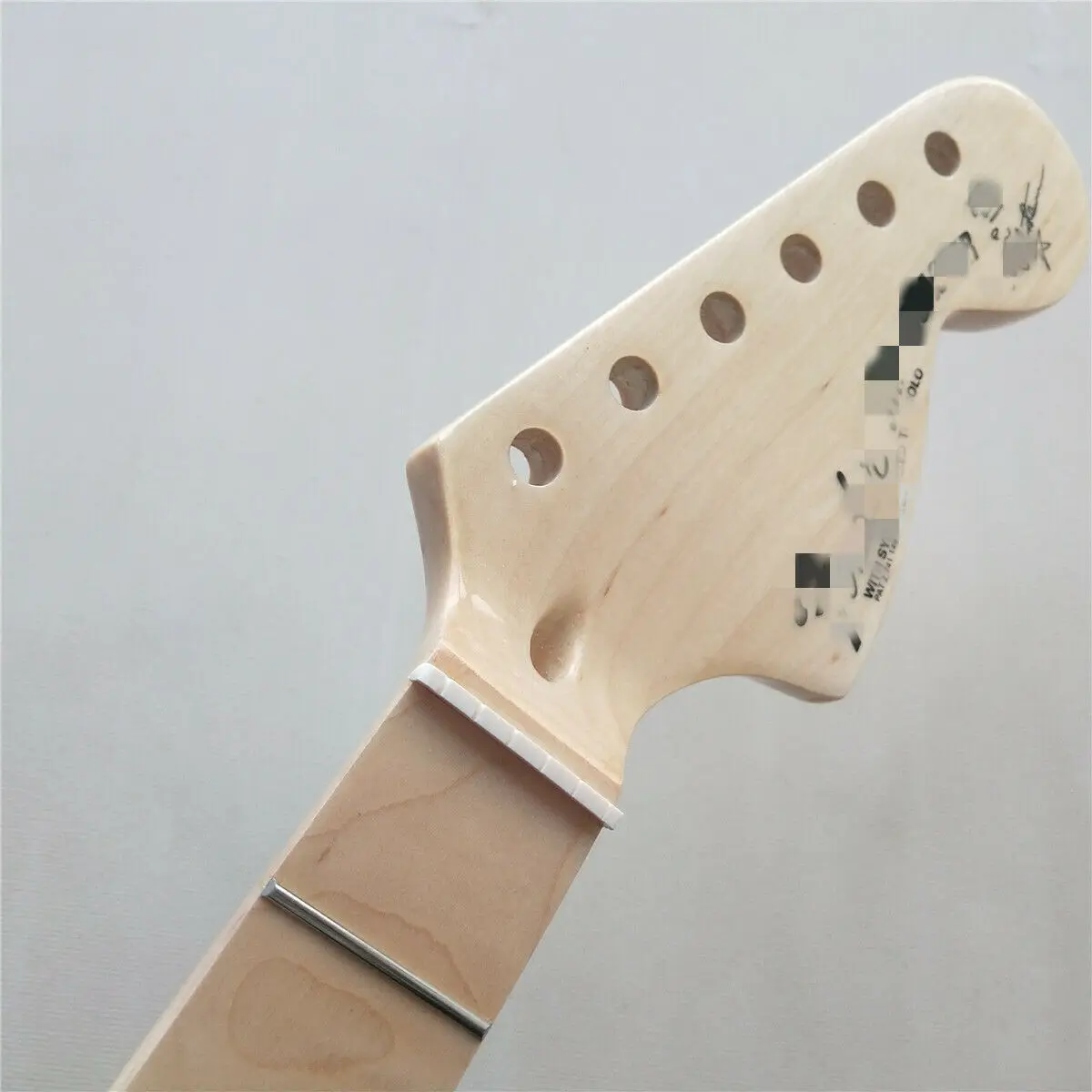 22 fret 25.5 inch Big head Guitar neck Maple Maple Fingerboard dot Inlay Gloss New Replacement