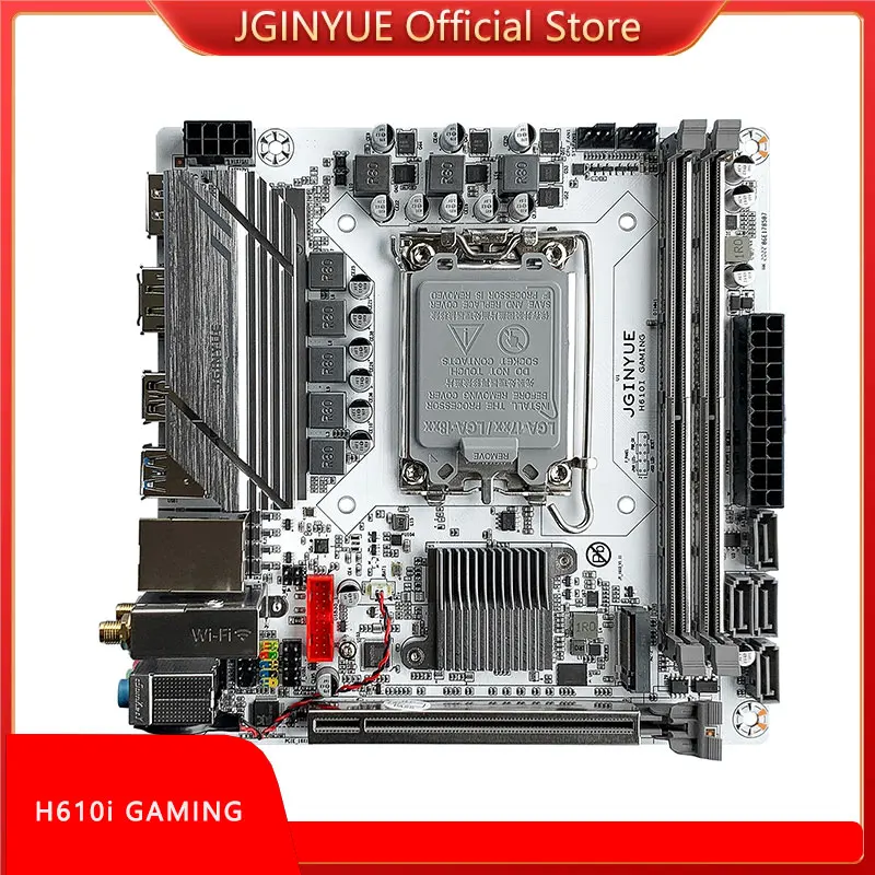 Материнская плата JGINYUE H610 LGA1700 с поддержкой Intel Core i3/i5/i7/i9 12-й процессор