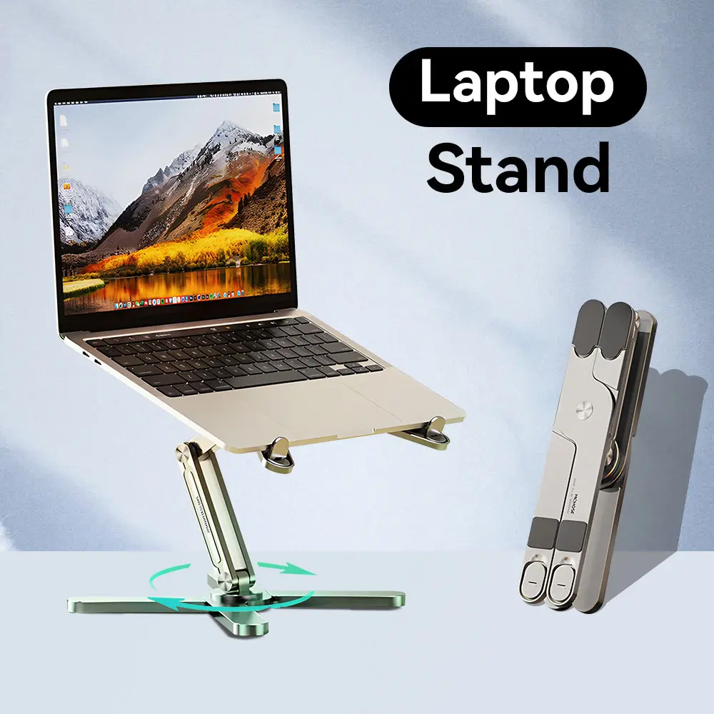 Новая складная подставка для ноутбука 360° ° Вращающийся стол держатель из