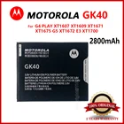 100% Оригинальный аккумулятор GK40 2800 мАч G4Play для Motorola Moto G4 Play E4 XT1766 XT1607 XT1609 XT1600 MOT1609BAT SNN5976A GK 40