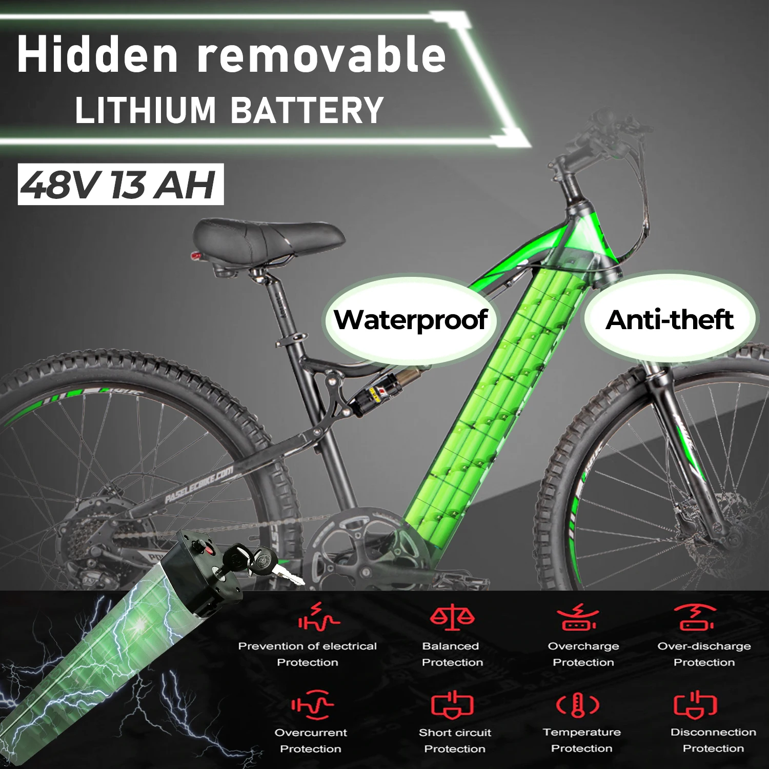 Paselec GS9 Bafang Peak 950 48 14 27 5 x2.4 AliExpress