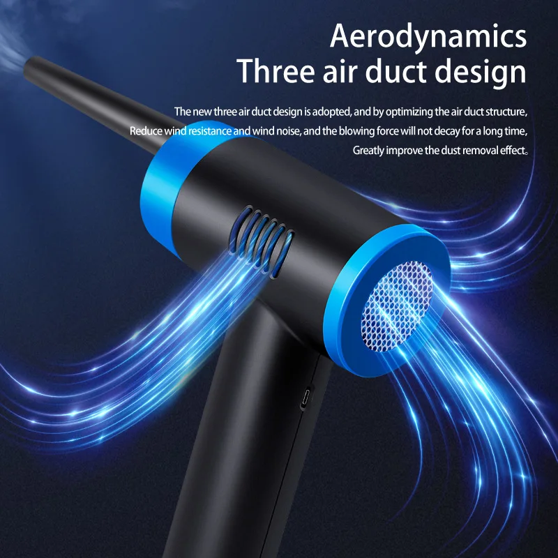 70000 RPM Air Duster Wireless Dust Blowing Gun USB Compressed Blower Cleaning For Computer Laptop Keyboard Camera |