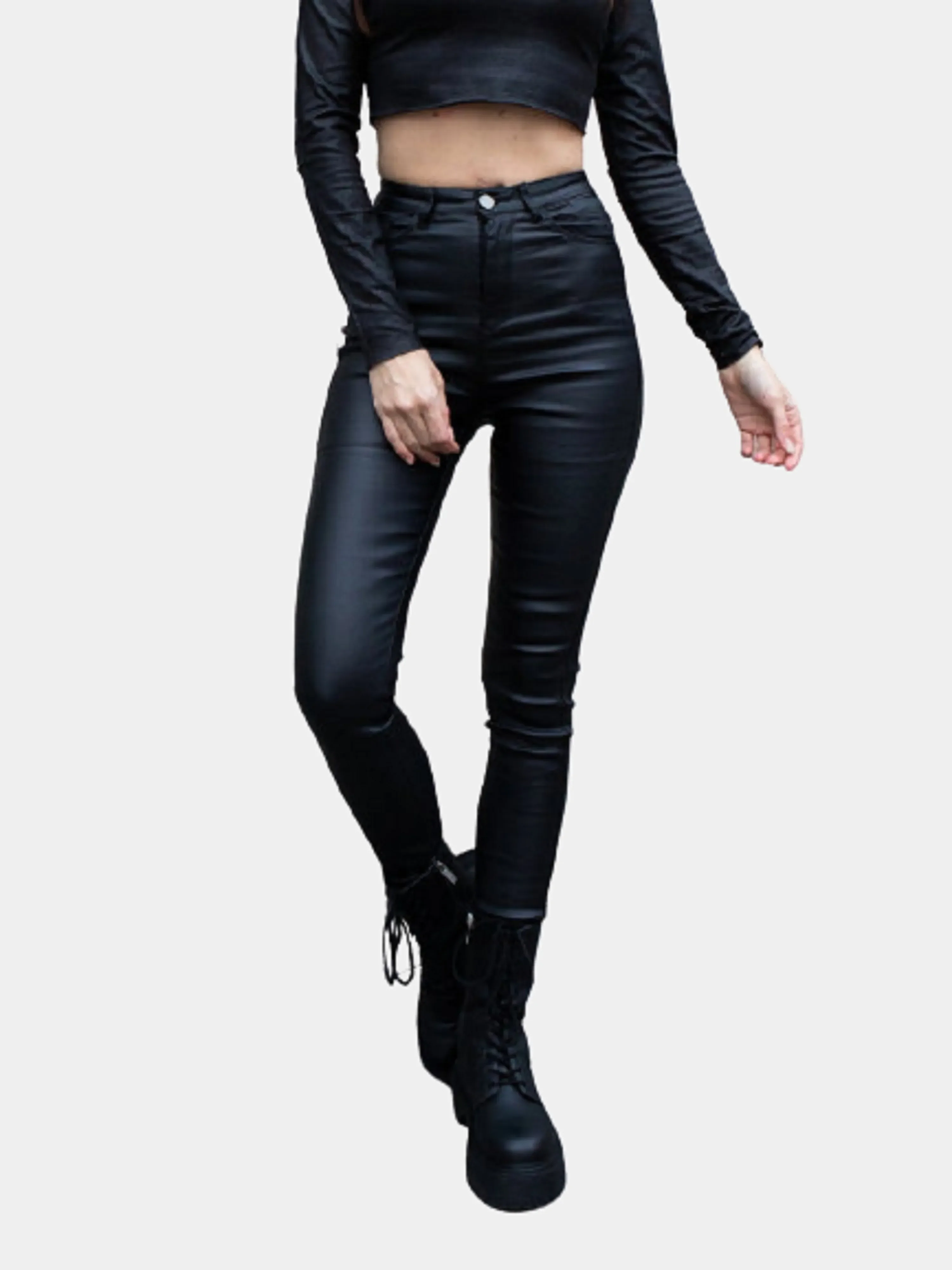 Кожаные Джинсы Женские Купить