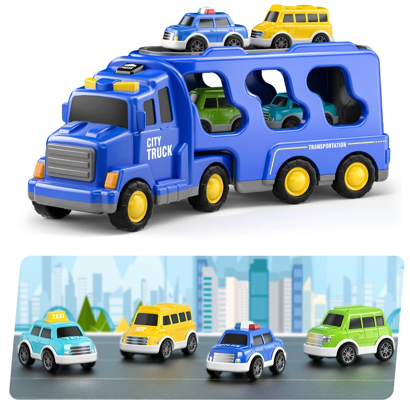 Тележка TEMI Diecast грузовик игрушки автомобили Инженерная техника экскаватор