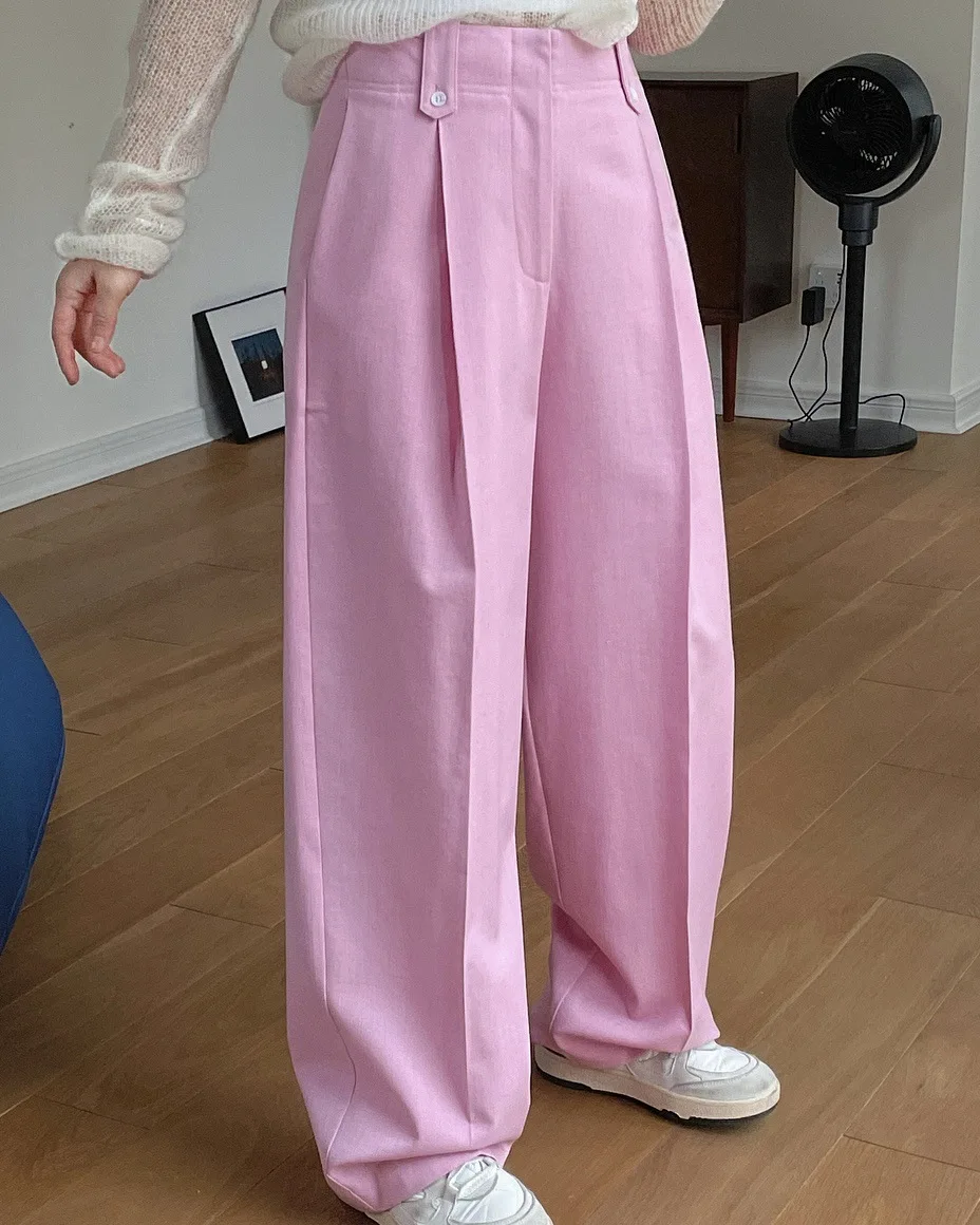 new woman straight classic trousers