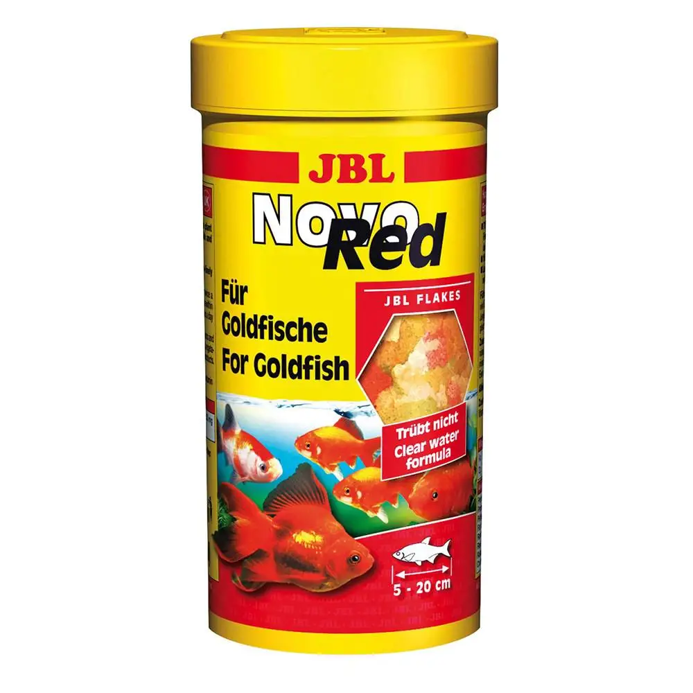 JBL NovoRed - Основной корм в форме хлопьев для золотых рыбок 250 мл (45 г) |