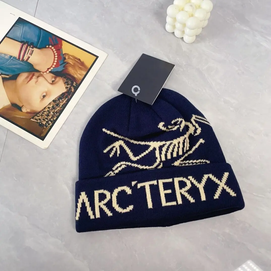 Arc 'teryx Трикотажные Шляпы Зимние Уши Мягкие Теплые Морозостойкие