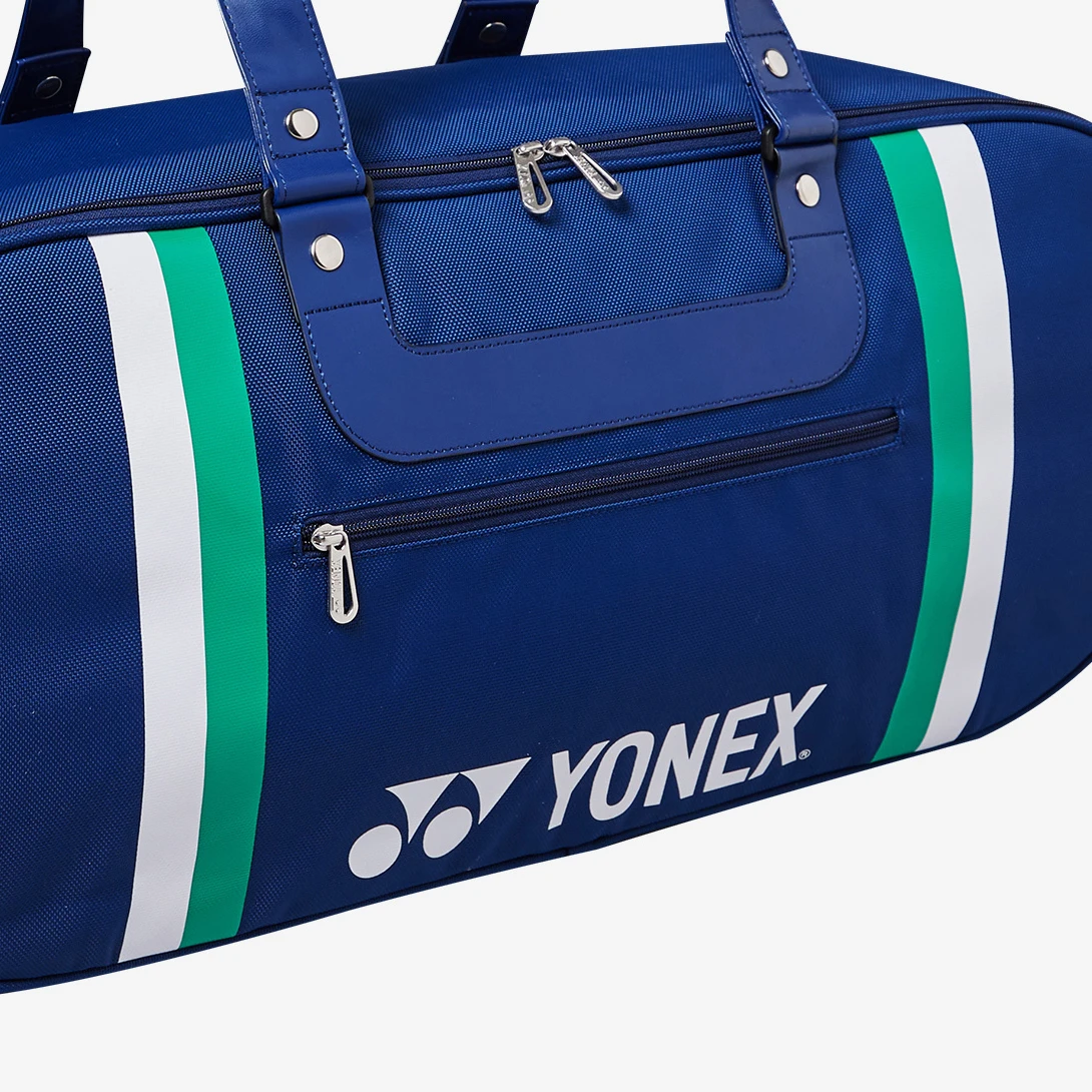 YONEX 75th Anniversary Edition PU Leather Badminton Racket Bag Large Capacity Sports Racquets Tennis Bag Tournament Limited