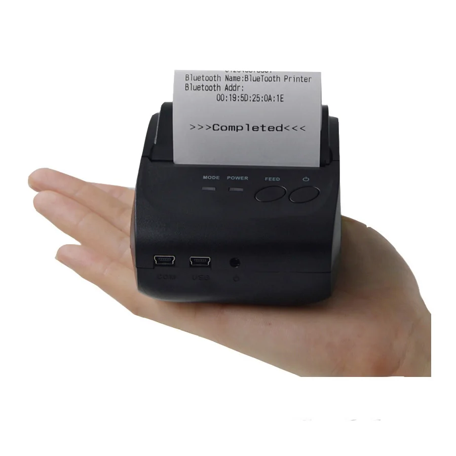 

WODEMAX Mini Receipt printer thermal pos printer sticker thermal 2 inch Mini Portable Receipt BT Thermal Printer