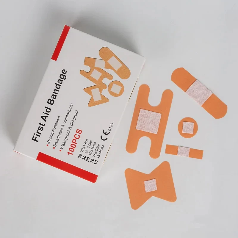 100 шт./упаковка пластыри для ран от бактерий