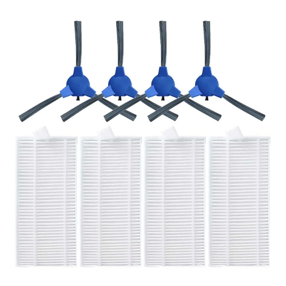 Фильтр НЕРА Для Coredy R380 / R300, Сменный Набор аксессуаров для робота-пылесоса с вращающейся каймой и боковой щеткой