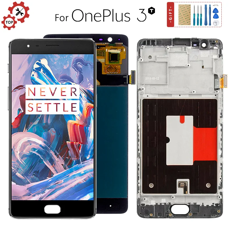

5.5" AMOLED Original Screen For OnePlus 3 LCD Display A3010 Touch Screen Digitizer Assembly Replacement For One Plus 3T A3003