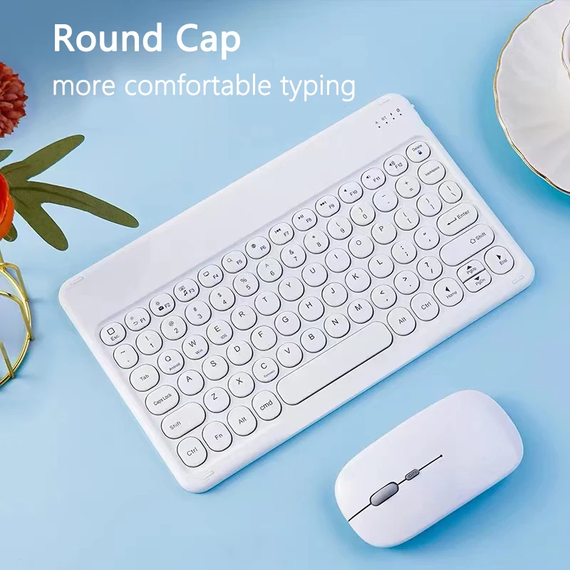 

Wireless Keyboard and Mouse For iPad Samsung Xiaomi Huawei Teclado mini Bluetooth Keyboard For iOS Android Windows Phone laptop