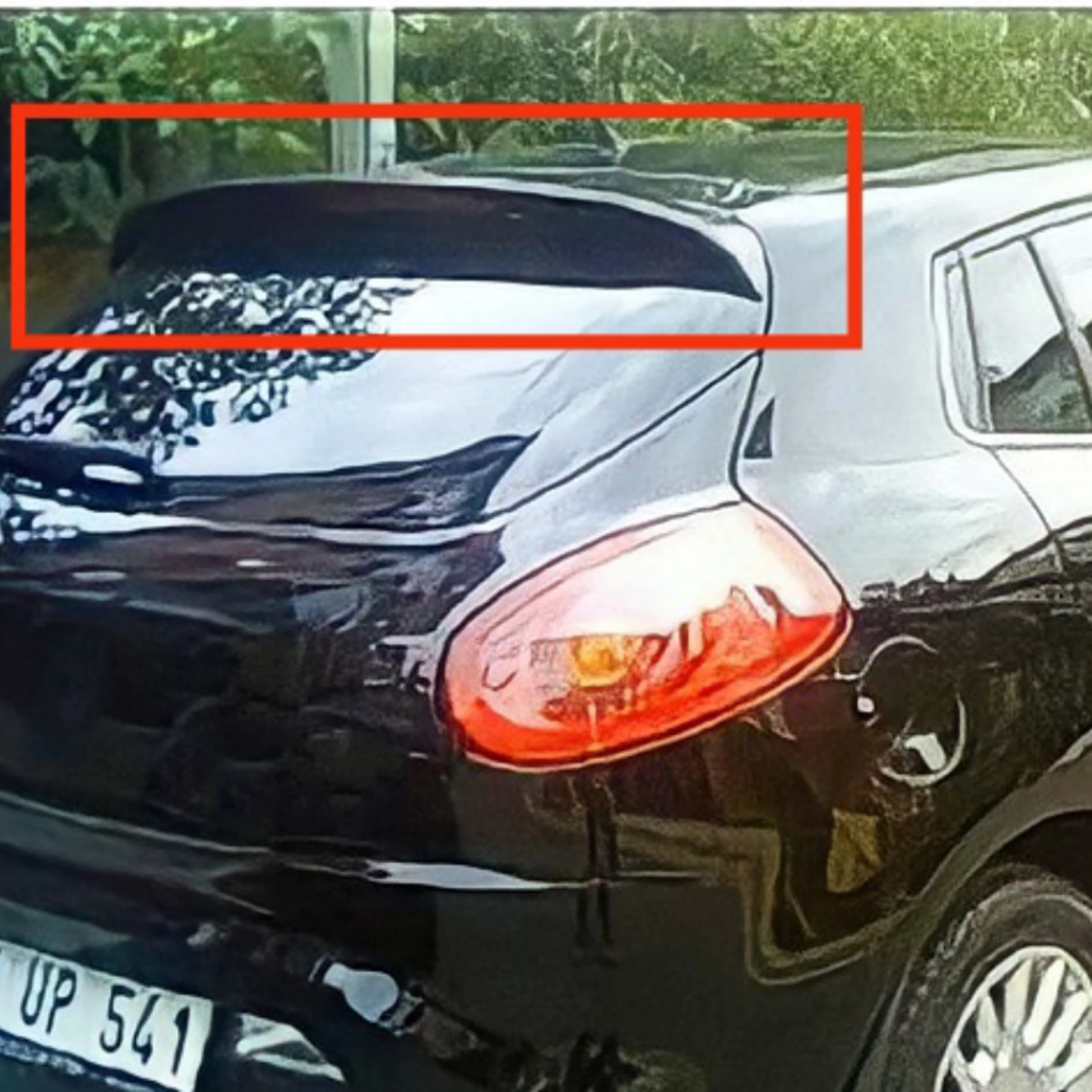 Задний спойлер багажника для Fiat Bravo 2007 + автомобильные аксессуары заднее крыло