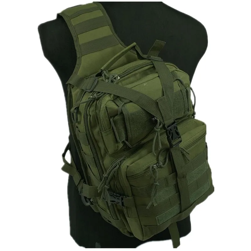 Military Tactical Assault Pack Sling Backpack Army Molle Waterproof EDC Rucksack Bag for Outdoor Hiking Camping Hunting 20L