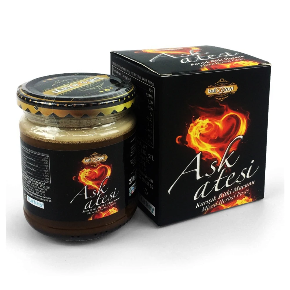 

Balsarayi, Love and Fire, Black Box, Herbal Honey Mixture, Natural Honey Mix, Turkish Honey Paste, 230G