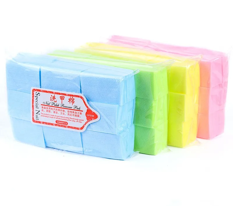 Безворсовые салфетки 1000 шт цвета в ассортименте