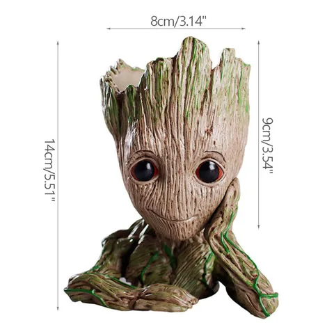 Декоративная ваза MINISO пластиковая Galaxy Guard Treeman