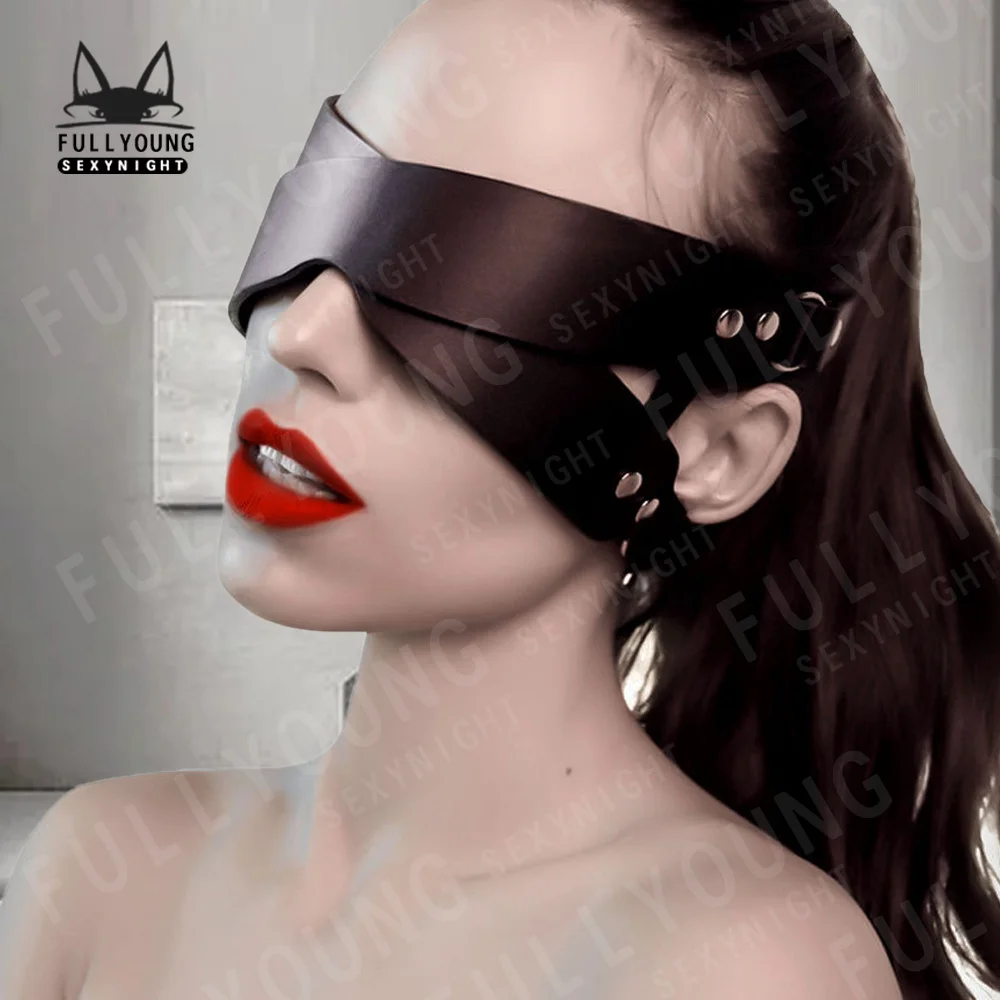 Erotic Women Sexy Blindfold Mystery Mask Cosplay Leather Sex Mask Halloween Party Mask Masquerade Anime Eye Mask Adult For Face