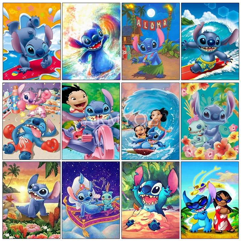 

Набор для алмазной мозаики «Лило и Стич», 30 х40 см