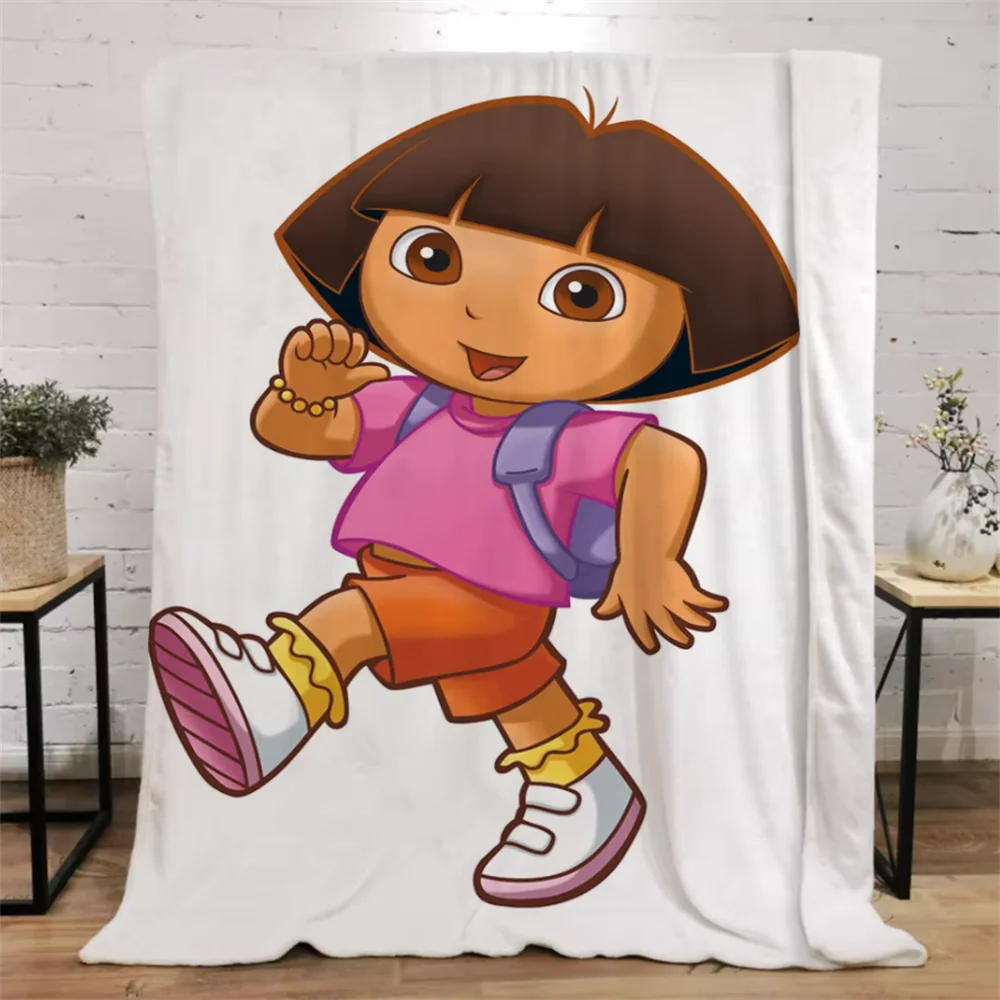 Хлопковое одеяло Dora the Explorer для украшения дивана роскошные одеяла большого
