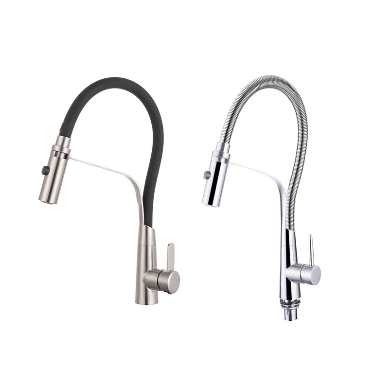 

Free Shipping Stainless Steel 304 Mixer Tap Pull Out Down Kitchen Sink Faucet