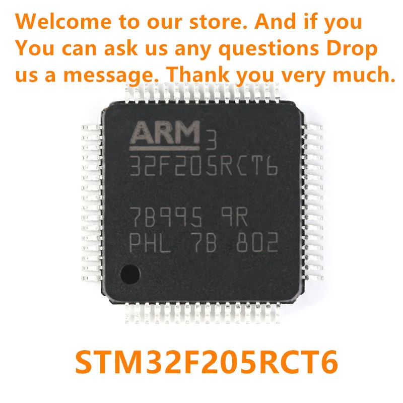 Original authentic STM32F205RCT6 LQFP-64 STM32F205 ARM Cortex-M3 32-bit microcontroller MCU
