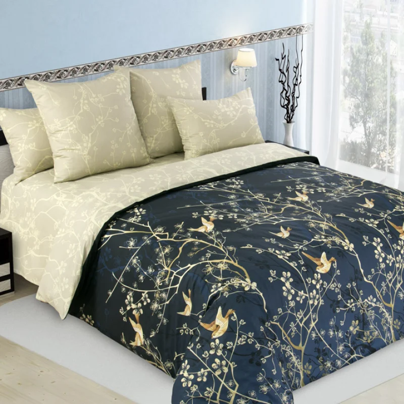 Постельное белье из перкаля - Легкое дыхание, Размер: Евро-макси