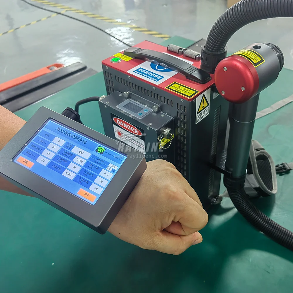 Лазерное удаление ржавчины 50 Вт мини-лазерная чистящая машина для удаления