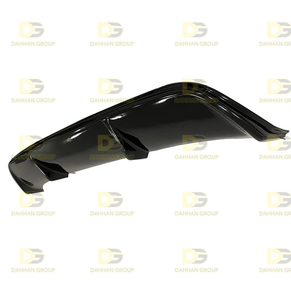Seat Leon 2012 - 2016 MK3 Rear Diffuser Spoiler Wing Without Outputs Gloss Black Surface High Quality Plastic Leon Cupra FR Kit enlarge