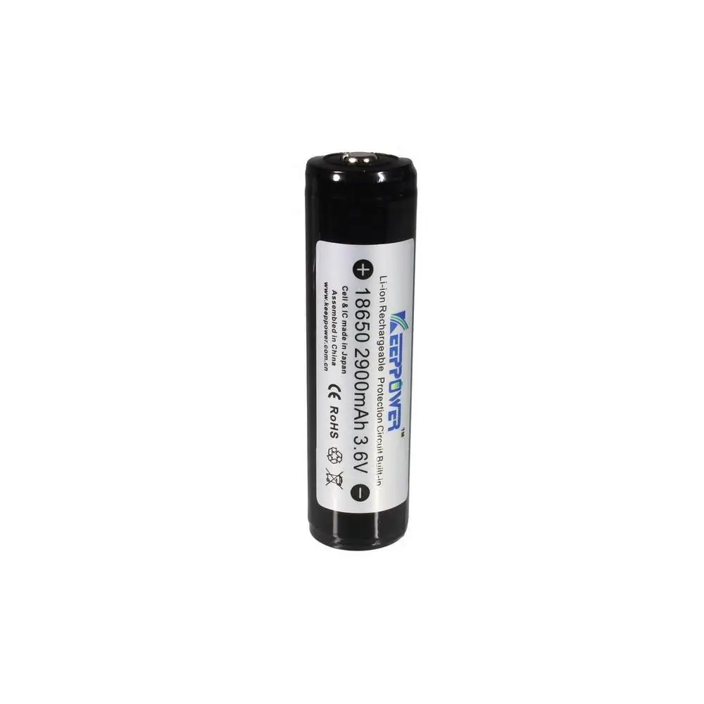 KeepPower Аккумулятор защищенный 18650 (Panasonic NCR18650) 2900мАч 3,6В Li-Ion 736