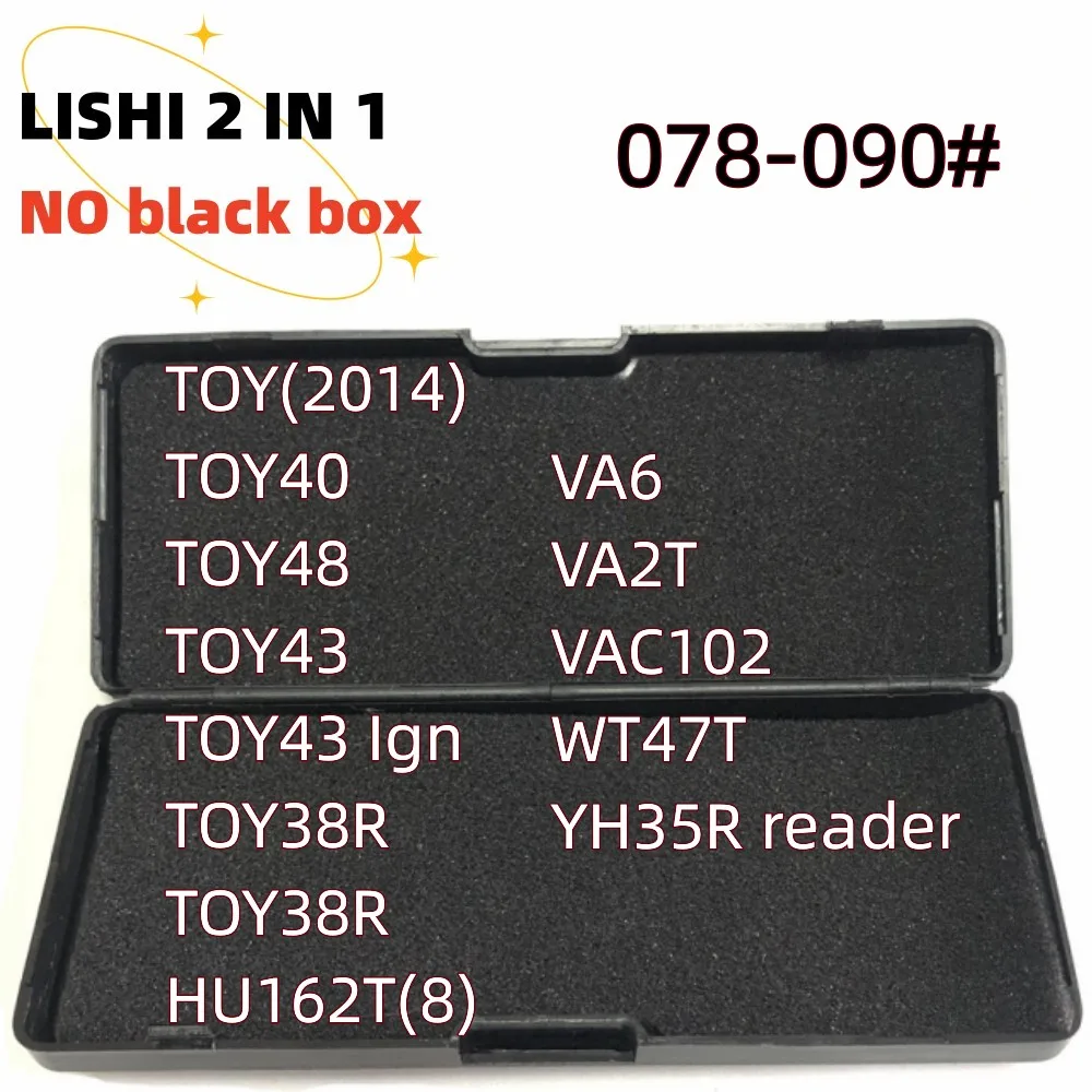 Набор слесарных инструментов Lishi 2 в 1, устройство чтения игрушек 2 в 1, для TOY2014, TOY40, TOY48, TOY43, TOY38R, HU162T8, VA6, VA2T, VAC102, WT47T, YH35R