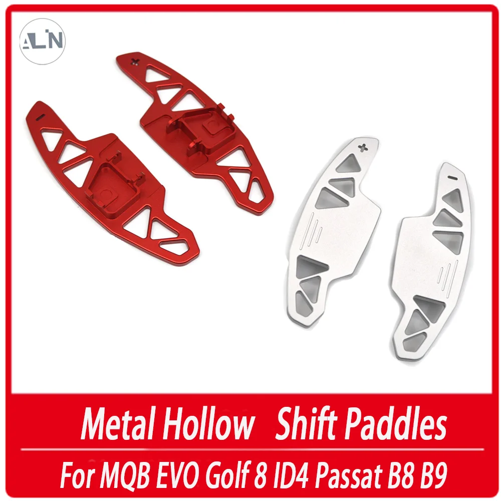 

For VW MQB EVO Golf MK8 ID4 Passat B8 B9 Eighth Generation Steering Wheel Shift Paddles Metal Hollow Large Paddles