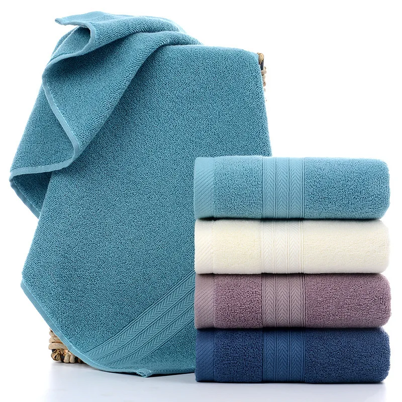 

Multi-color Cotton High Quality Face Bath Towels Set Bathroom Soft Feel Highly Absorbent Shower Hotel Towel 33x70cm
