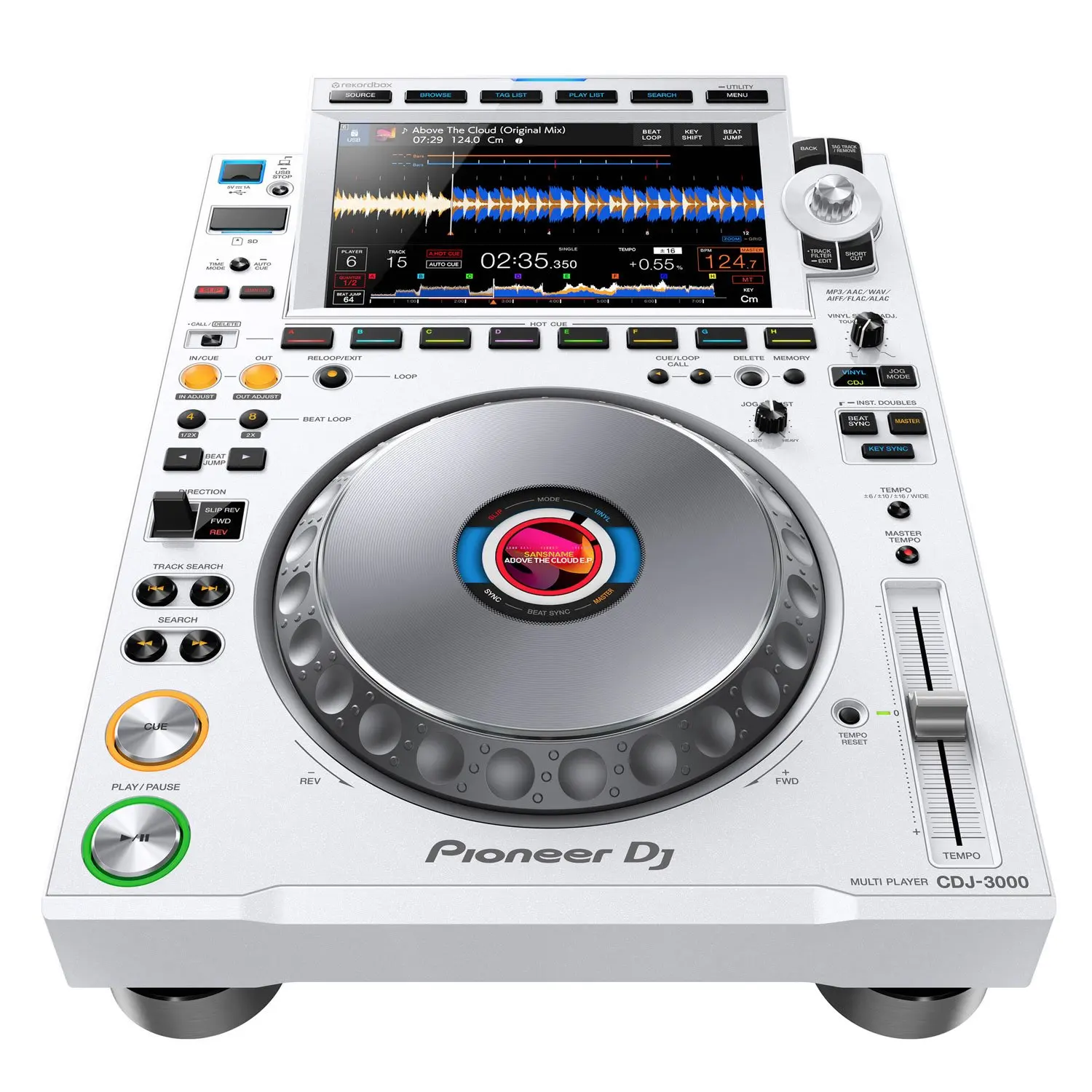 

Лидер продаж 100% года! PioNeer DJ CDJ-3000-W с высоким разрешением Pro-DJ Мультиплеер (белый)