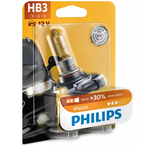 Лампа галогенная HB3 65W 12V PHILIPS