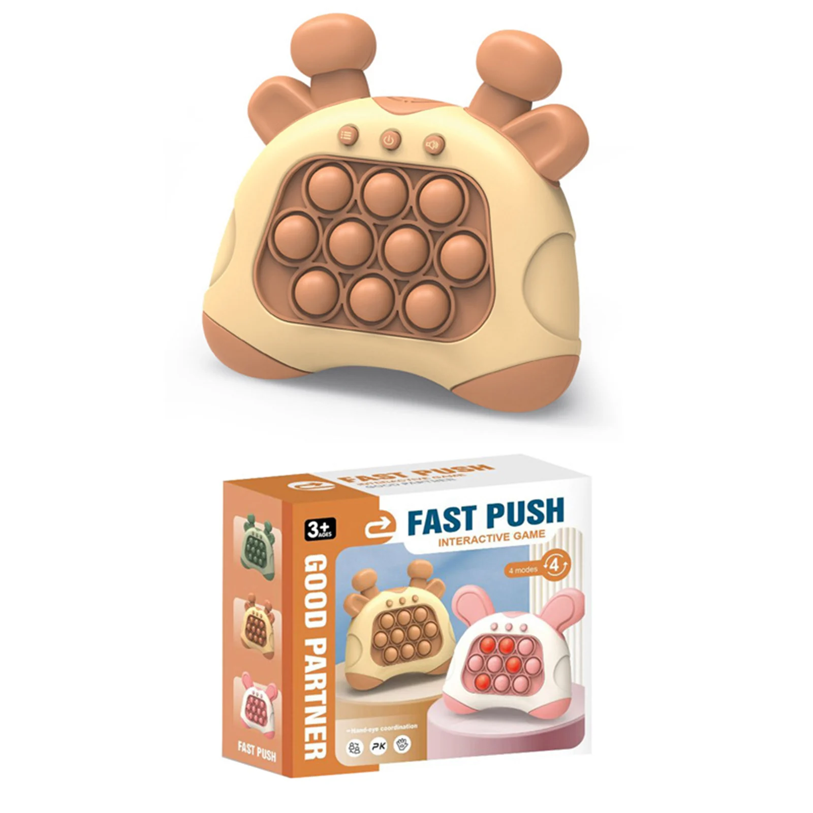 Игра Fast Push Bubble со светодиодной подсветкой - отличное средство для снятия стресса