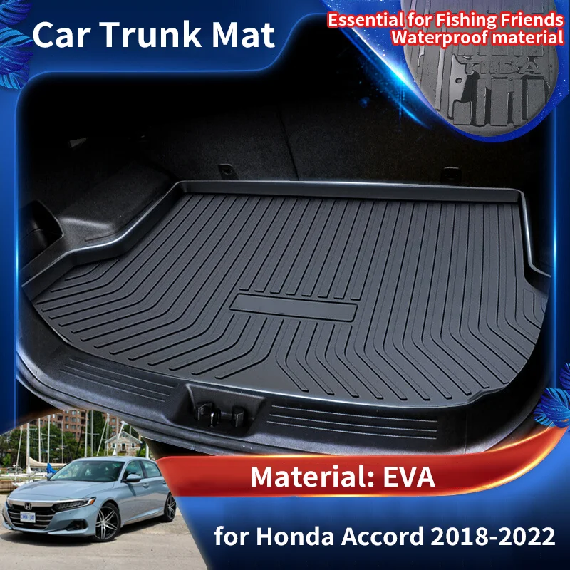 

for Honda Accord 10th LX CV 2018~2022 EVA Auto Boot Liner Cargo Rear Trunk Mats Luggage Floor Tray Waterproof Carpet Accessories