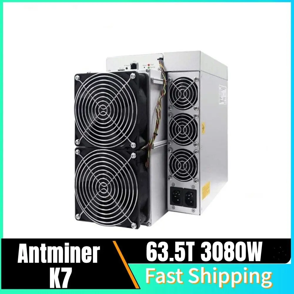 КУПИТЕ 5 ПОЛУЧИТЕ 3 БЕСПЛАТНО Bitmain Antminer K7 58 тыс./с CKB Miner Nervos готовый к отправке