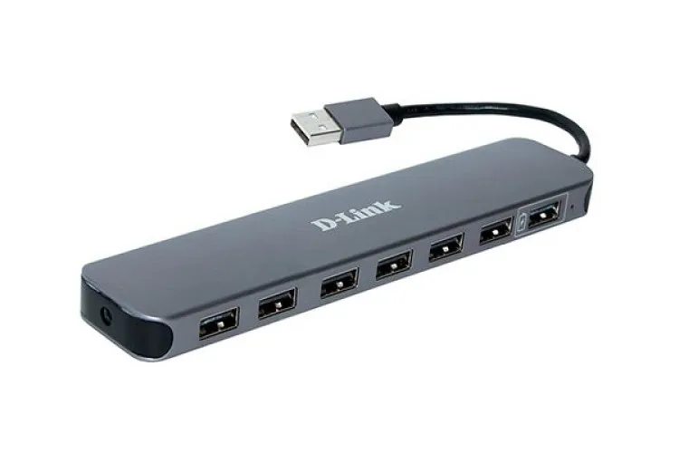 D-Link USB 2.0 Hub 7xUSB with Fast-Charging port