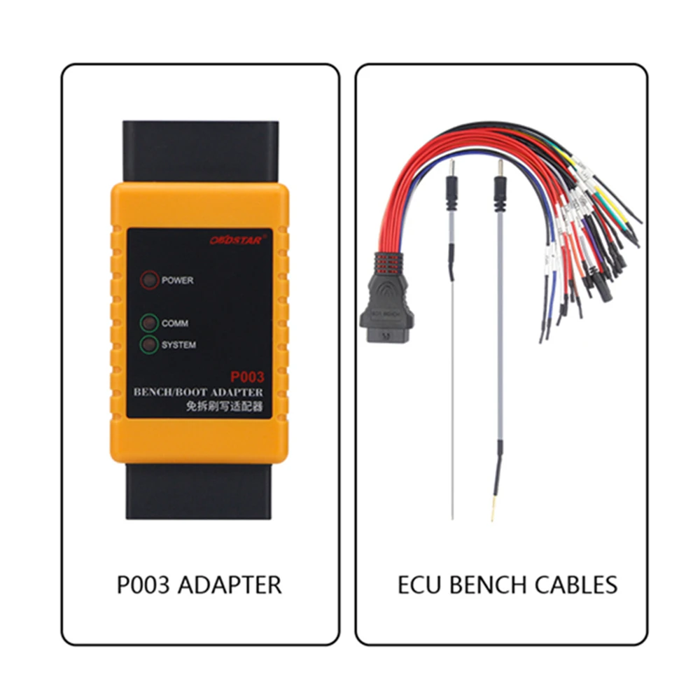Комплект OBDSTAR P003, работающий с OBDSTAR X300 DP PLUS/X300PRO4, предназначенный для чтения данных ECU, CS pincode и т. д.