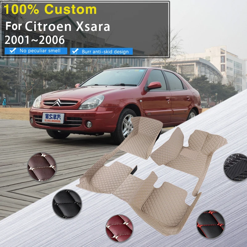 

Car Floor Mat For Citroen Xsara 2001~2006 Waterproof Protective Pad Rear Trunk Car Floor Mat Dedicated Interior Car Accessories