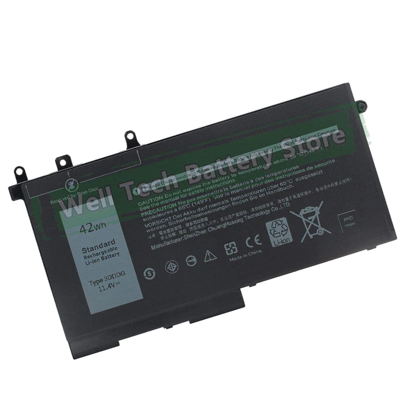 Аккумулятор 11 4 в 42Wh 3dddg для ноутбука DELL E5580 E5480 E5280 M3520 M3530
