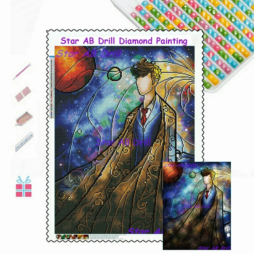 

Classic Artist Diamond Mosaic Art Painting The Tenth 5D DIY New Full AB Drill Cross Stitch Kits Embroidery Rhinestone Home Decor
