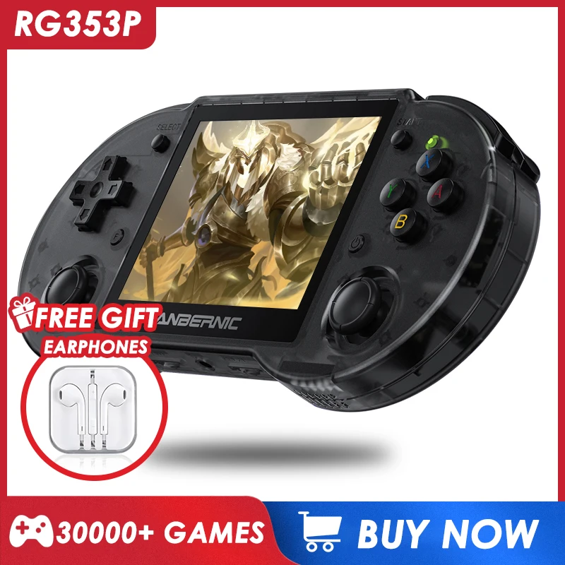 

Anbernic RG353P Retro Handheld Video Game Console 3.5 INCH IPS Touch Screen Android Linux Dual OS Support HDMI 5G Wifi Console
