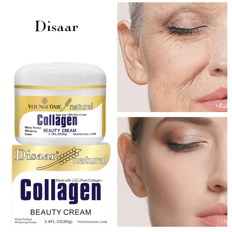 

Collagen Anti Wrinkle Face Cream Anti Aging Fade Fine Lines Lifting Firming Aloe Vera Whitening Moisturizing Skin Care Products