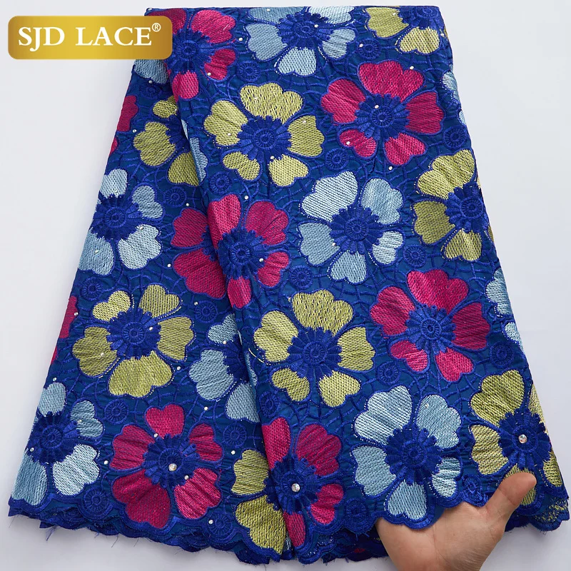 SJD кружева швейцарская вуаль в Швейцарии 2022 красная женская красивая хлопковая