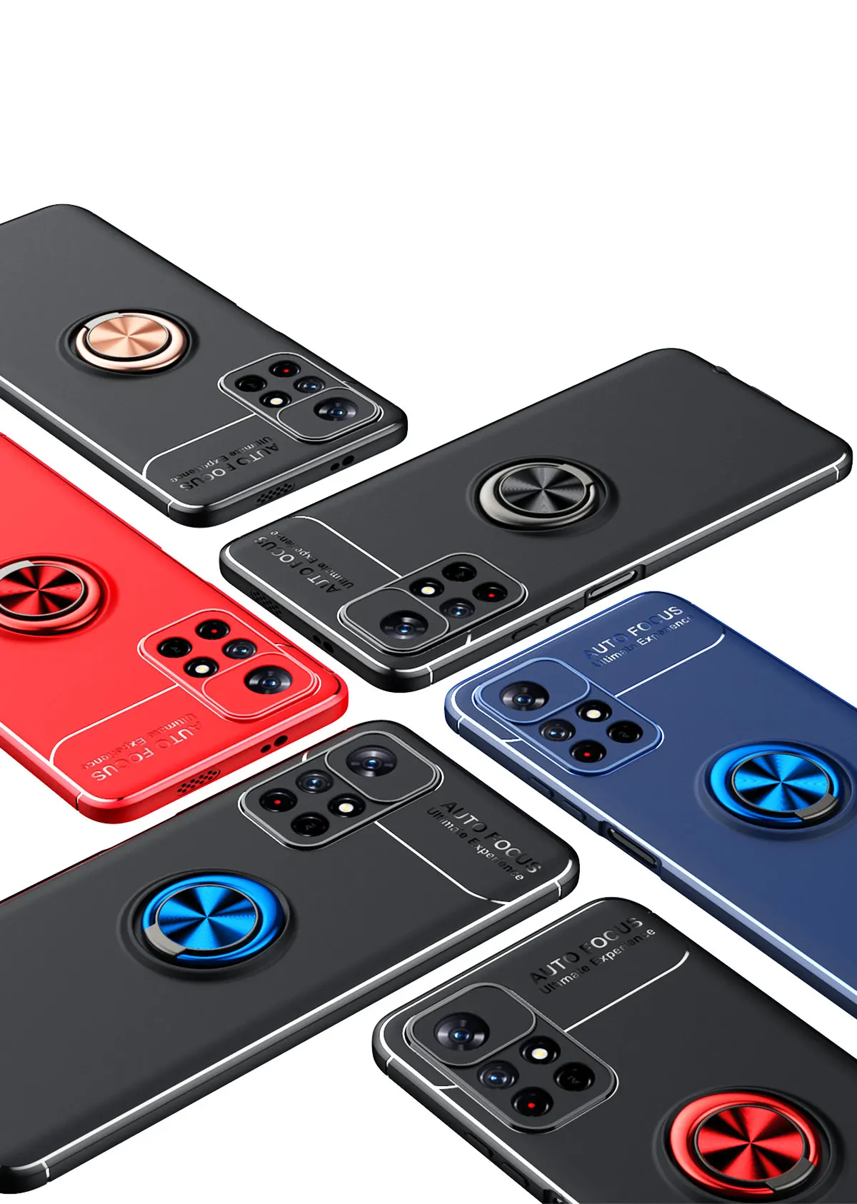 Чехол для POCO M4 Pro 4G с кольцом