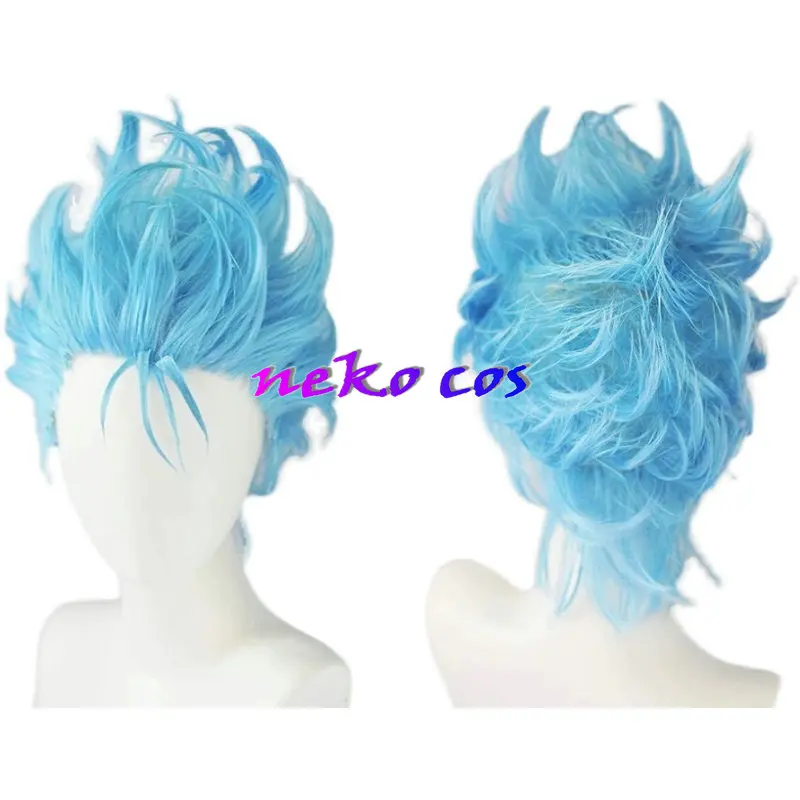 

Anime BLEACH Grimmjow Jaegerjaques wig any size Uniforms Cosplay Cos Costume