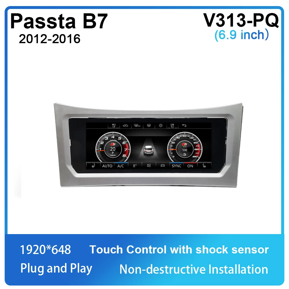 

ЖК-сенсорный экран, панель кондиционера, автоматический ручной климат-контроль, Borad для VW PQ Passta B7 CC B6 Golf6 GTI